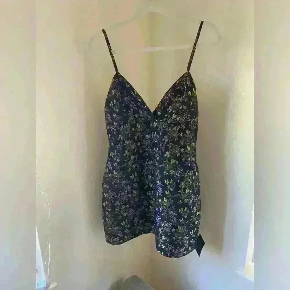 Lulus Floral Polyester Mini Dress Size Small
